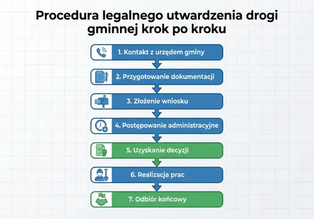 Utwardzenie drogi gminnej: Wniosek, wzór i kompletny poradnik