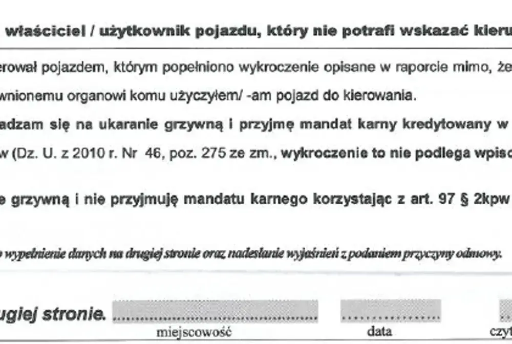 Wezwanie z fotoradaru: Jak odpowiedzieć? Wzór i 3 kluczowe opcje