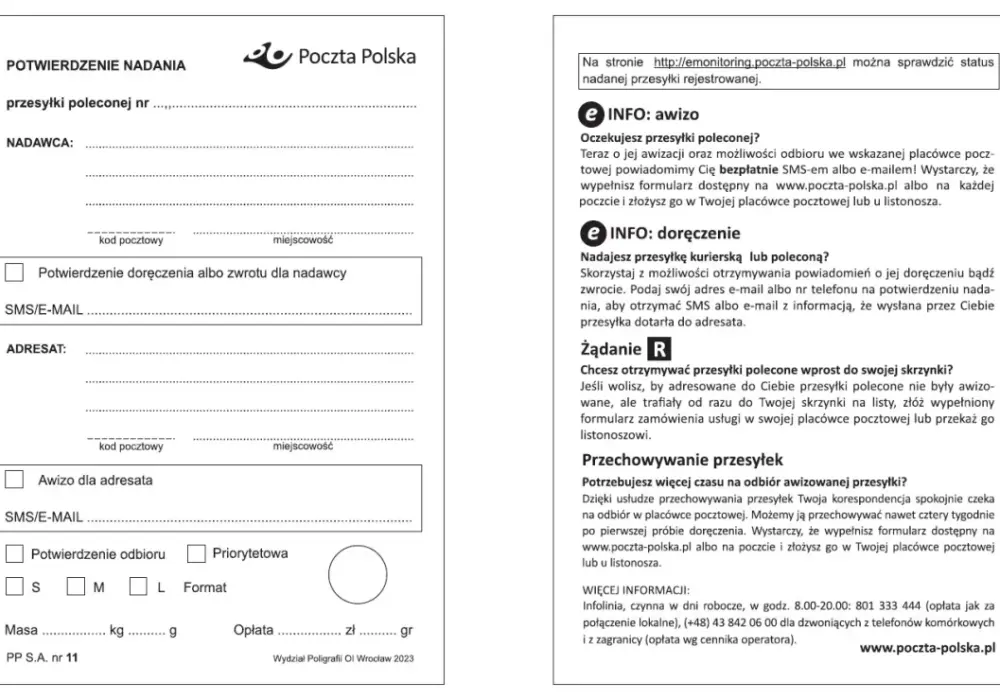 Druk pełnomocnictwa pocztowego: Kompletny poradnik + pobierz PDF