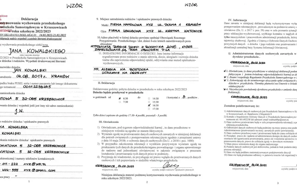Jak poprawnie wypełnić wniosek do przedszkola: Prosty poradnik