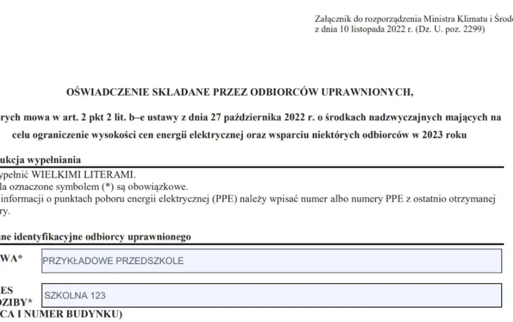 Jak złożyć oświadczenie o zamrożeniu cen prądu i uniknąć wysokich rachunków