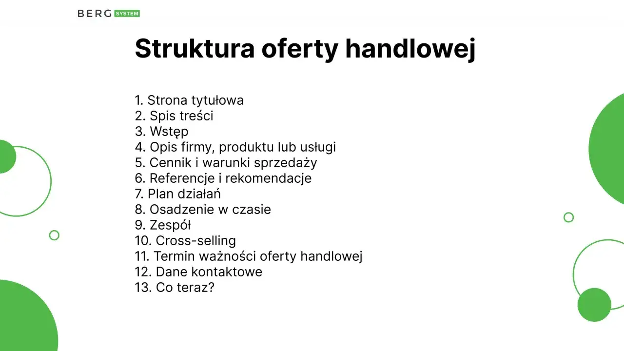 Wzór oferty handlowej do pobrania