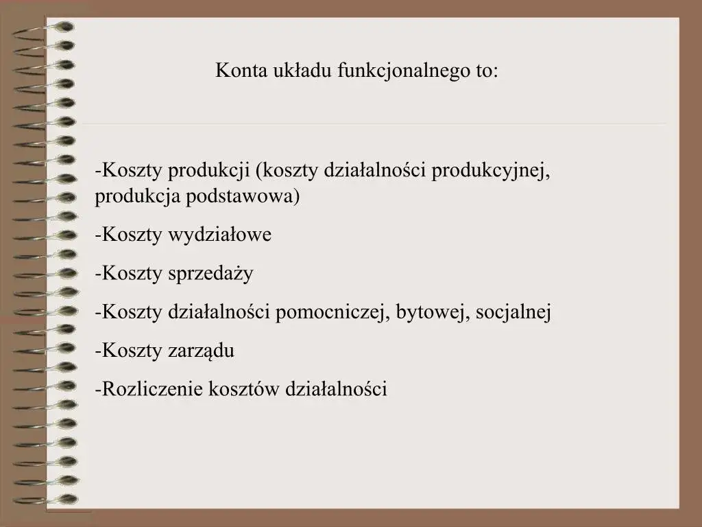 Zdjęcie Układ funkcjonalny kosztów: jak efektywnie kontrolować finanse firmy