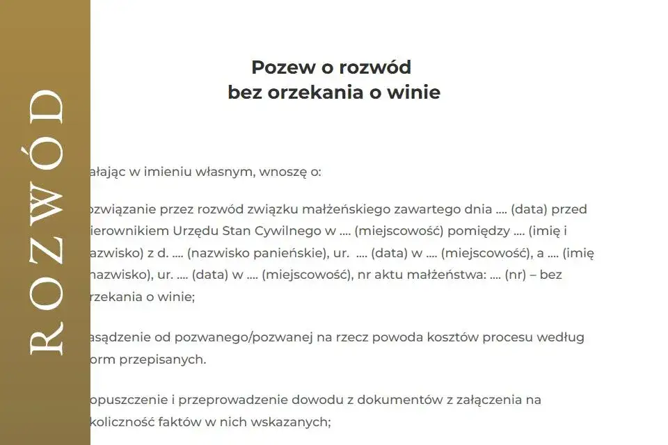 Zdjęcie Jak napisać wniosek rozwodowy: Kompletny wzór krok po kroku