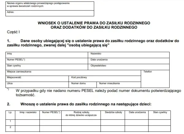 Jak napisać oświadczenie do zasiłku rodzinnego, by nie popełnić błędów?