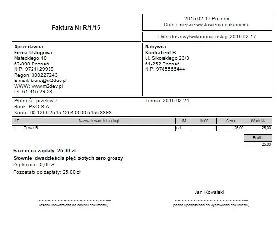 Jak wystawić fakturę na ryczałcie? Darmowy wzór do pobrania